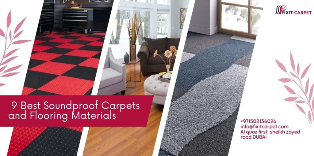 best soundproof carpets and flooring materials