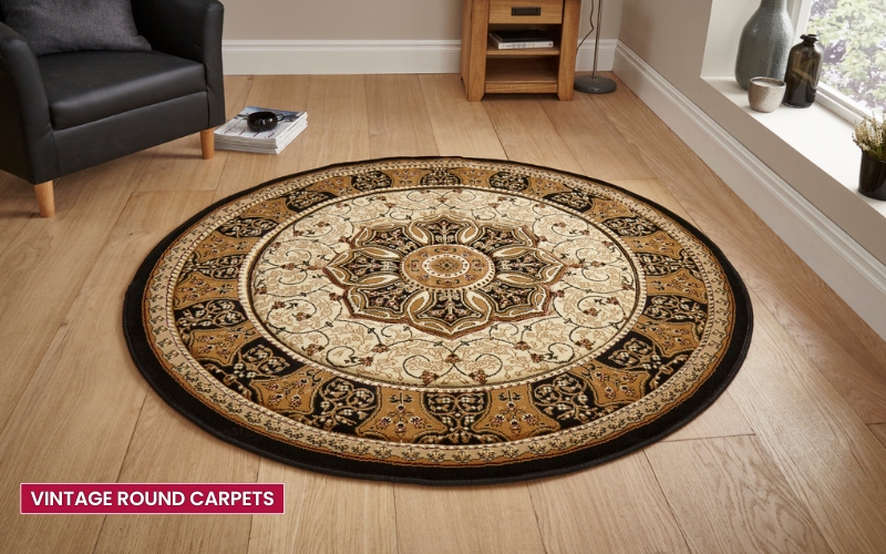 Vintage Round Carpets