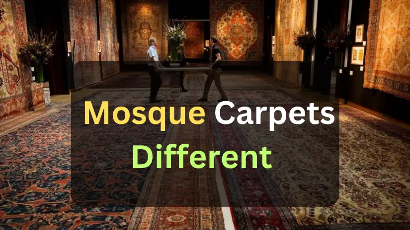 Mosque carpets different