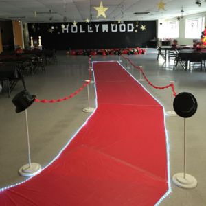Display area carpets