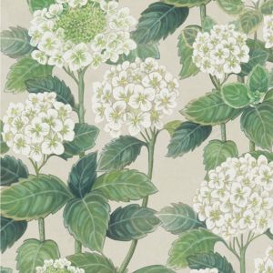 Hydrangea Garden Decorative Textile Wallpaper