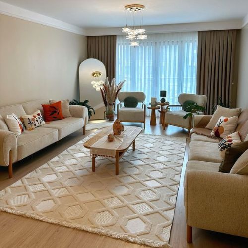 Minimalist Living Room Rugs Al Warqa