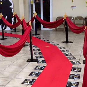 Temporary floor carpets