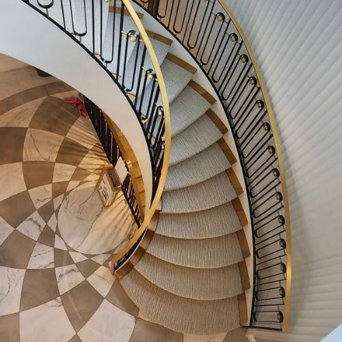 Wall to wall stair carpets Umm Al Quwain villa