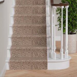 Brown Mottled Stair Carpet Runner - Cut to Measure