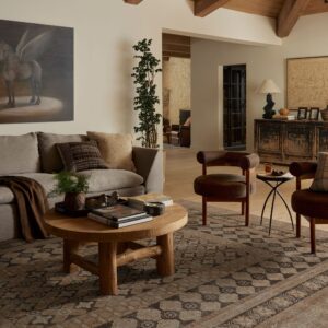 Cyrus Rose Gold Custom Round Carpet