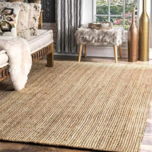 Jute Rectangle Carpet – Handmade and All Natural