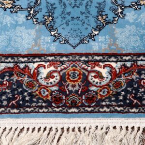Tabriz Ivory and Indigo