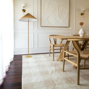 Zira Neutral Dinning Room Carpet