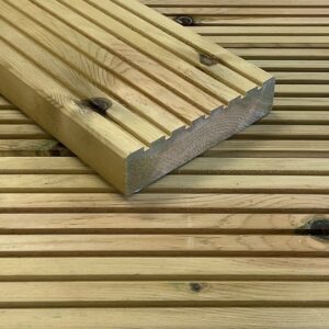 Softwood Grooved Decking 34 x 145mm