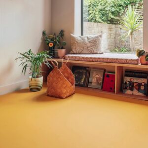 Highpoint Yellow rubber flooring