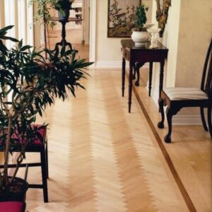 Herringbone Wood Parquet Flooring