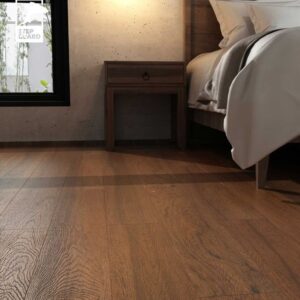 Teak Hybrid Wood Veneer SPC Flooring